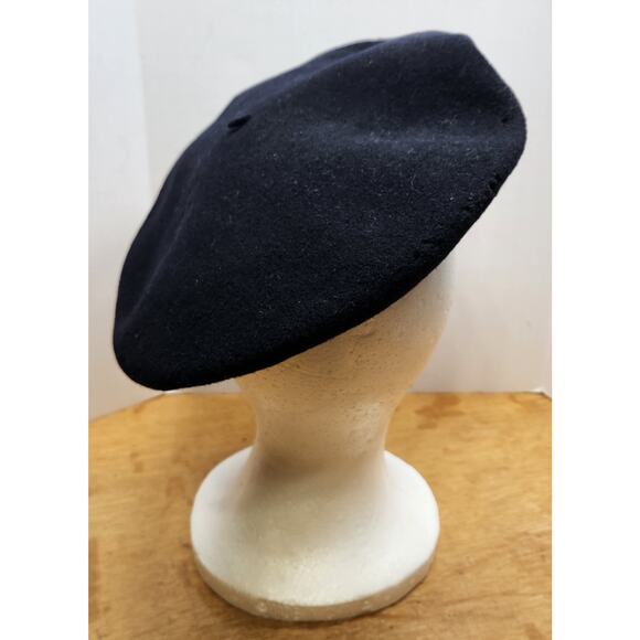 Foulard Basque Beret 100% Wool Made In France No Size Tag 6.25 \
